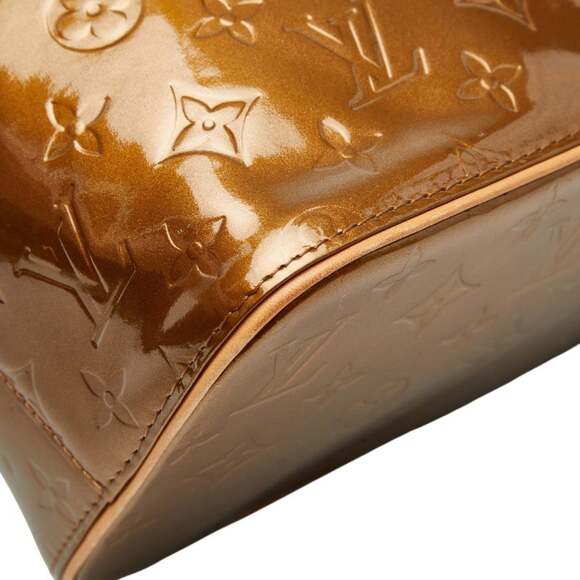 LOUIS VUITTON Brown Monogram Leather Tote Bag